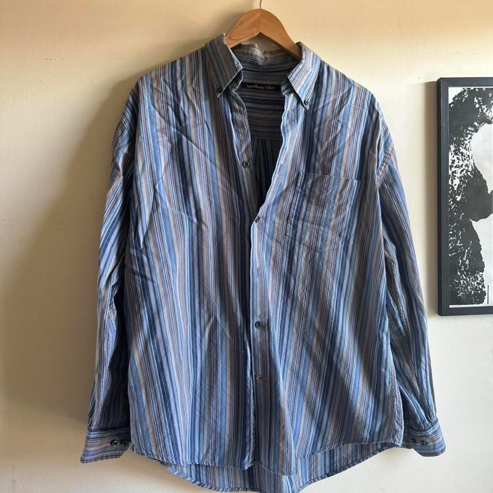 Striped vintage Northern Isles button down shirt